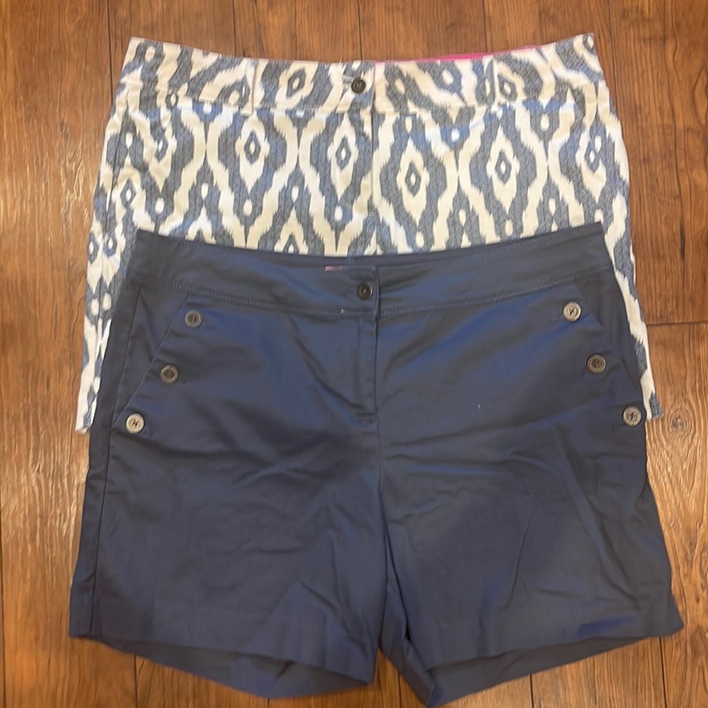 Lot of 2 size 16 inseam 6 in. Women’s shorts